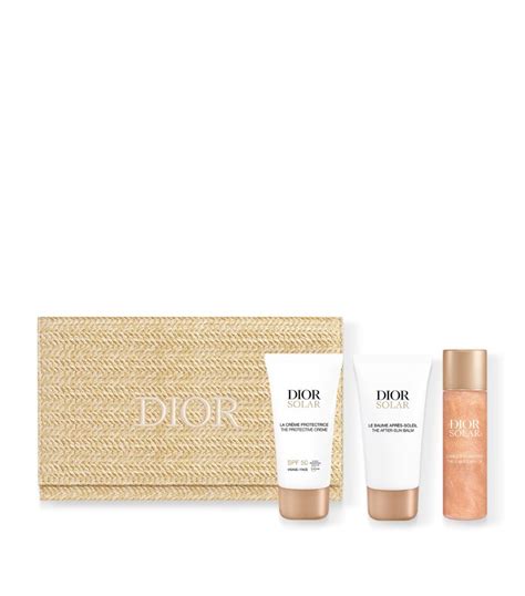 dior solar escape essentials gift set|dior sunscreen white.